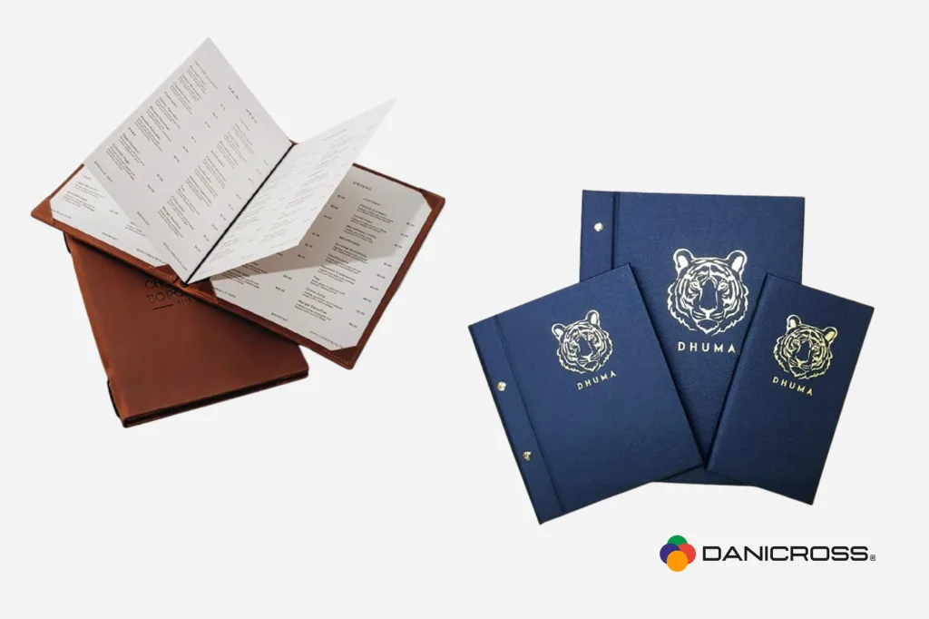 difference between menu covers and menu folders manufacturer example