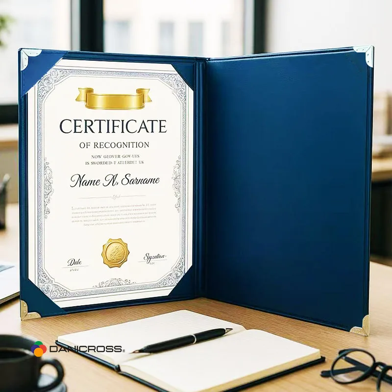 Standard A4 Certificate Holder Manufacturing