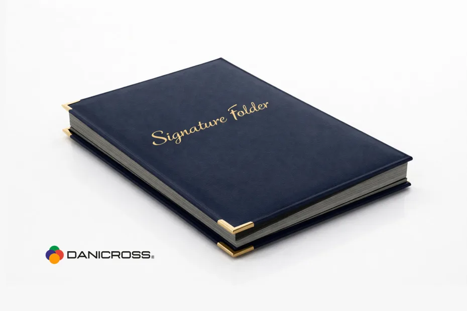 A4 size signature folders for office and legal use