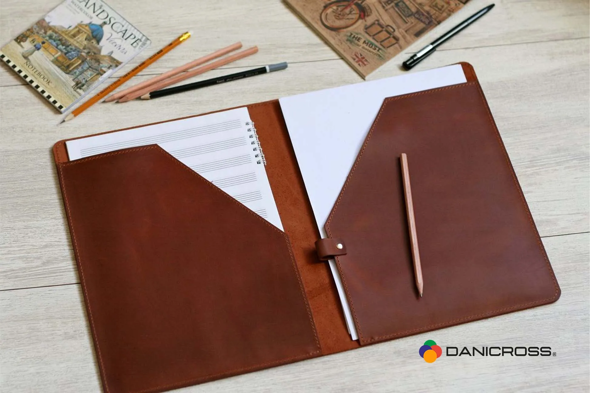 Custom Meeting Folders – Conference Leather Folders