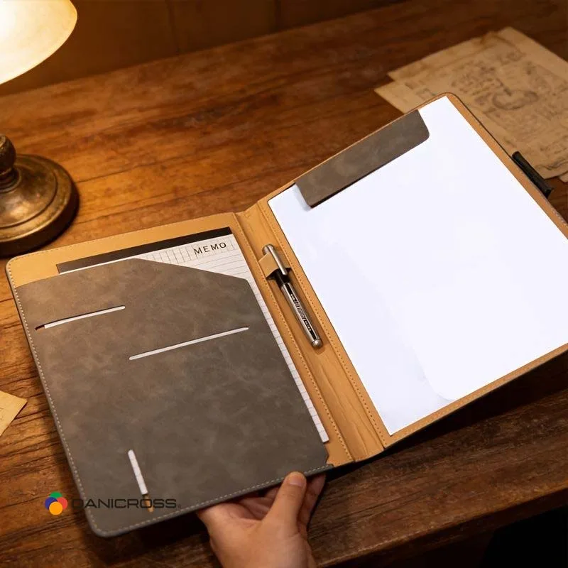 Custom meeting folders manufacturer for corporate environments